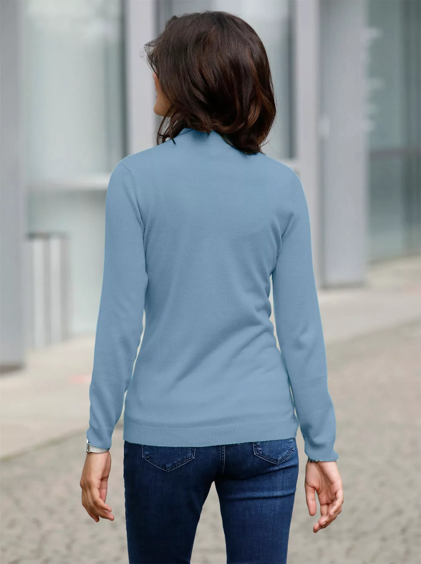 Classic Basics Stehkragenpullover "Pullover" günstig online kaufen