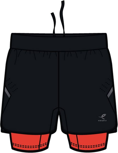 Energetics Laufhose He.-Shorts Striko III M BLACK/RED günstig online kaufen