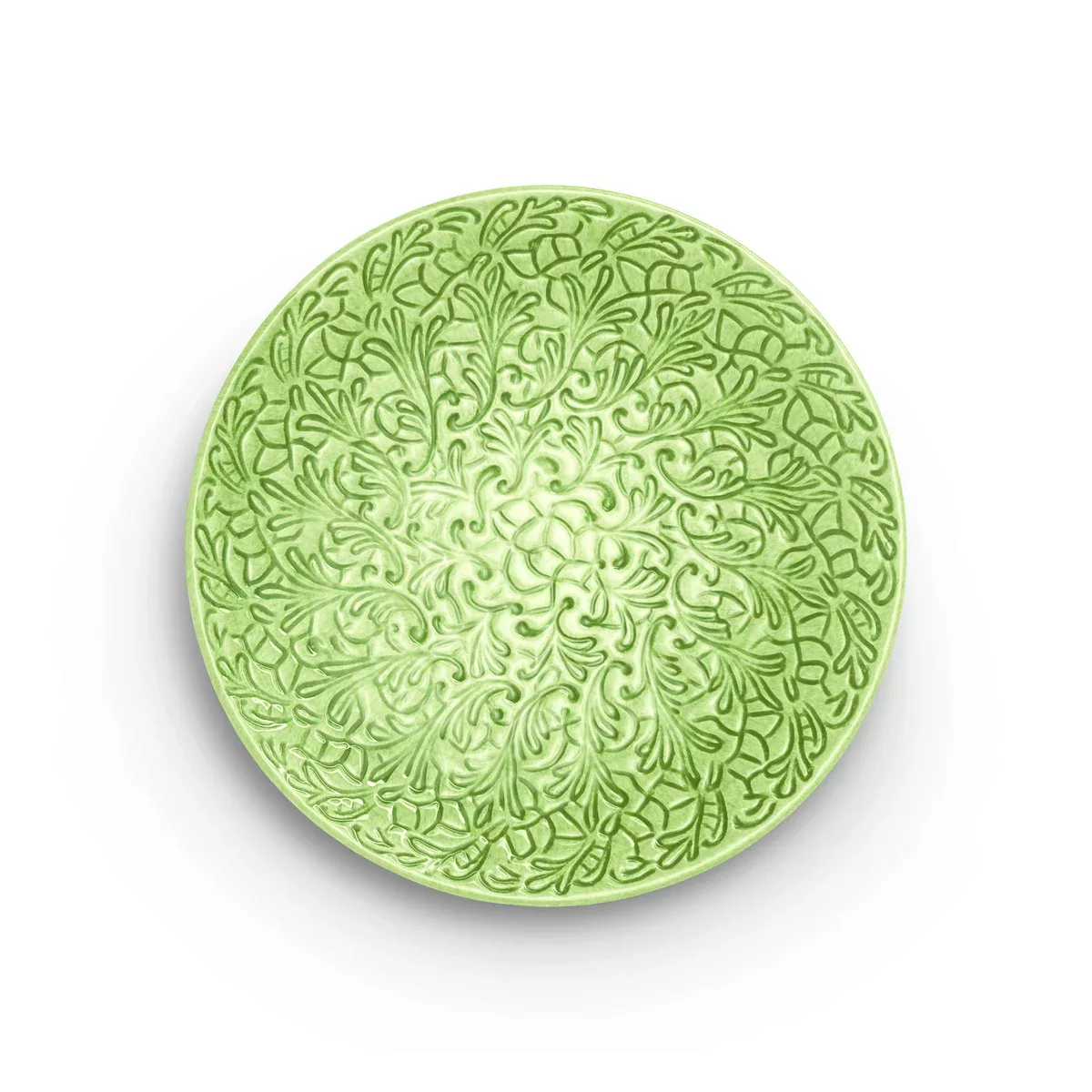 Lace Teller 20cm grün günstig online kaufen