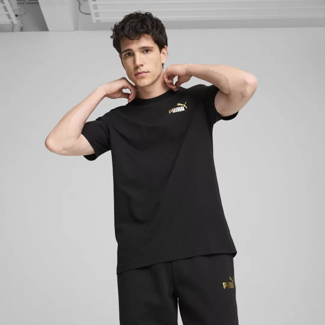 PUMA T-Shirt "ESS TAPE MINIMAL GOLD T-Shirt Herren" günstig online kaufen