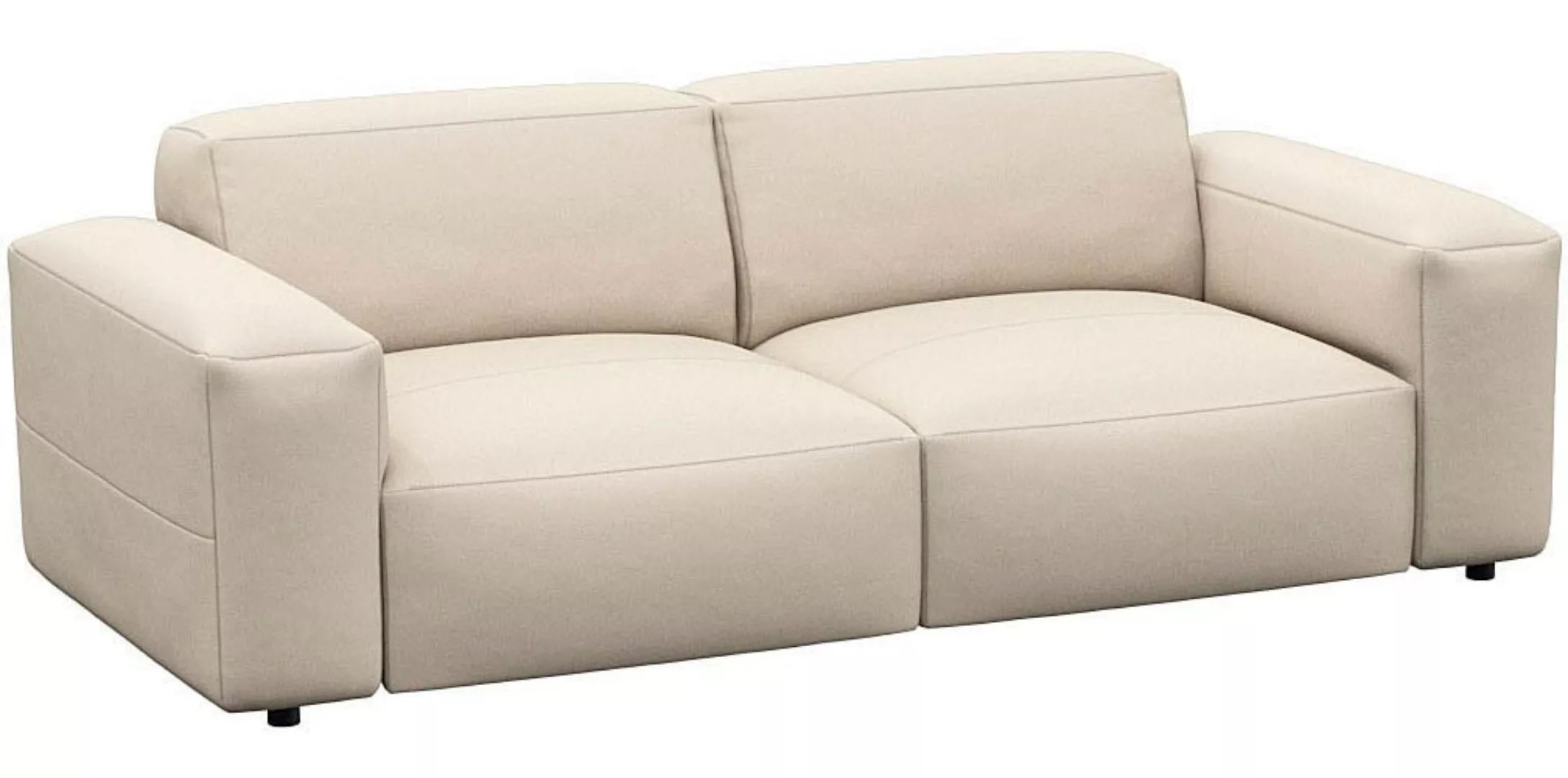 FLEXLUX 2,5-Sitzer »Lucera Sofa«, modern & anschmiegsam, Kaltschaum, Stahl- günstig online kaufen