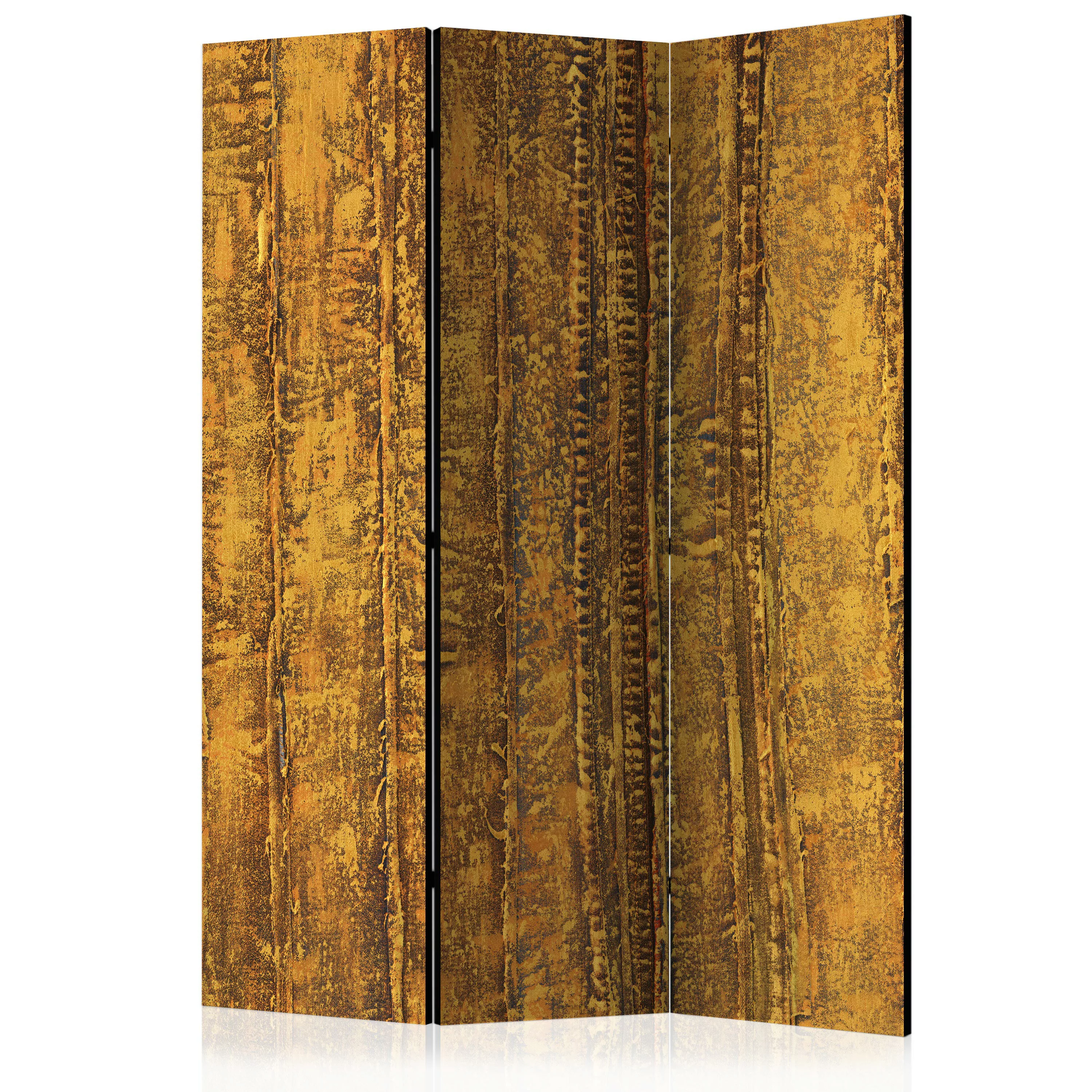 3-teiliges Paravent - Golden Chamber [room Dividers] günstig online kaufen