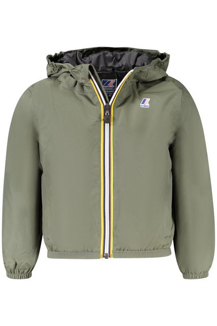 K-Way Outdoorjacke Grüne Herrenjacke mit Kapuze und Reißverschluss – Stilvo günstig online kaufen