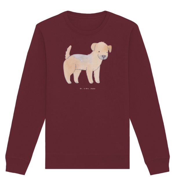 Mr. & Mrs. Panda Longpullover Größe XL Border Terrier Moment - Burgundy - G günstig online kaufen