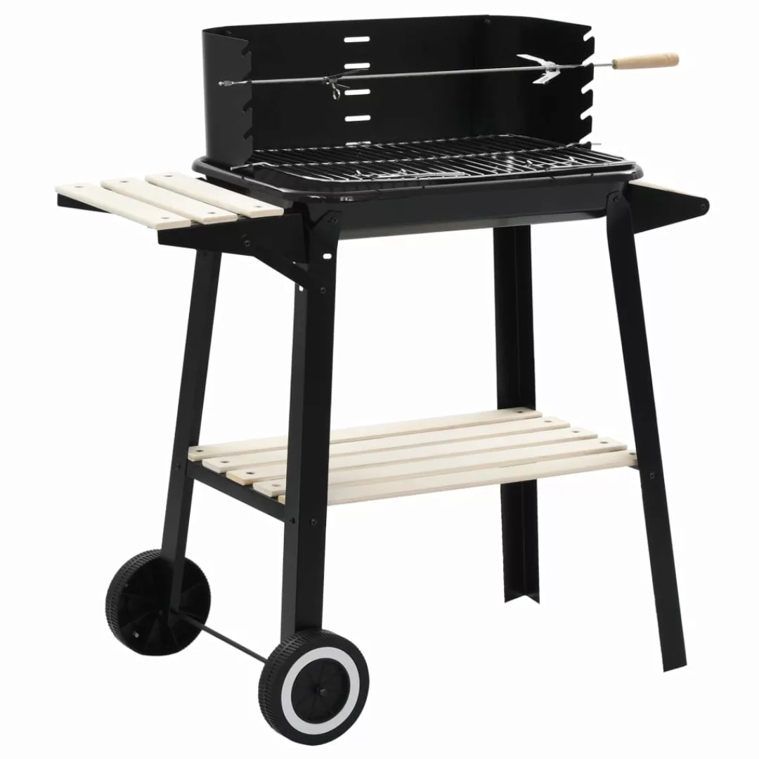 Holzkohlegrill Standgrill Mit Rädern günstig online kaufen