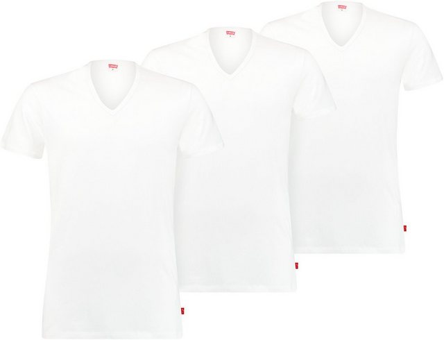 Levi's® T-Shirt (Packung, 3-tlg) LEVIS MEN V-NECK 3P ECOM günstig online kaufen
