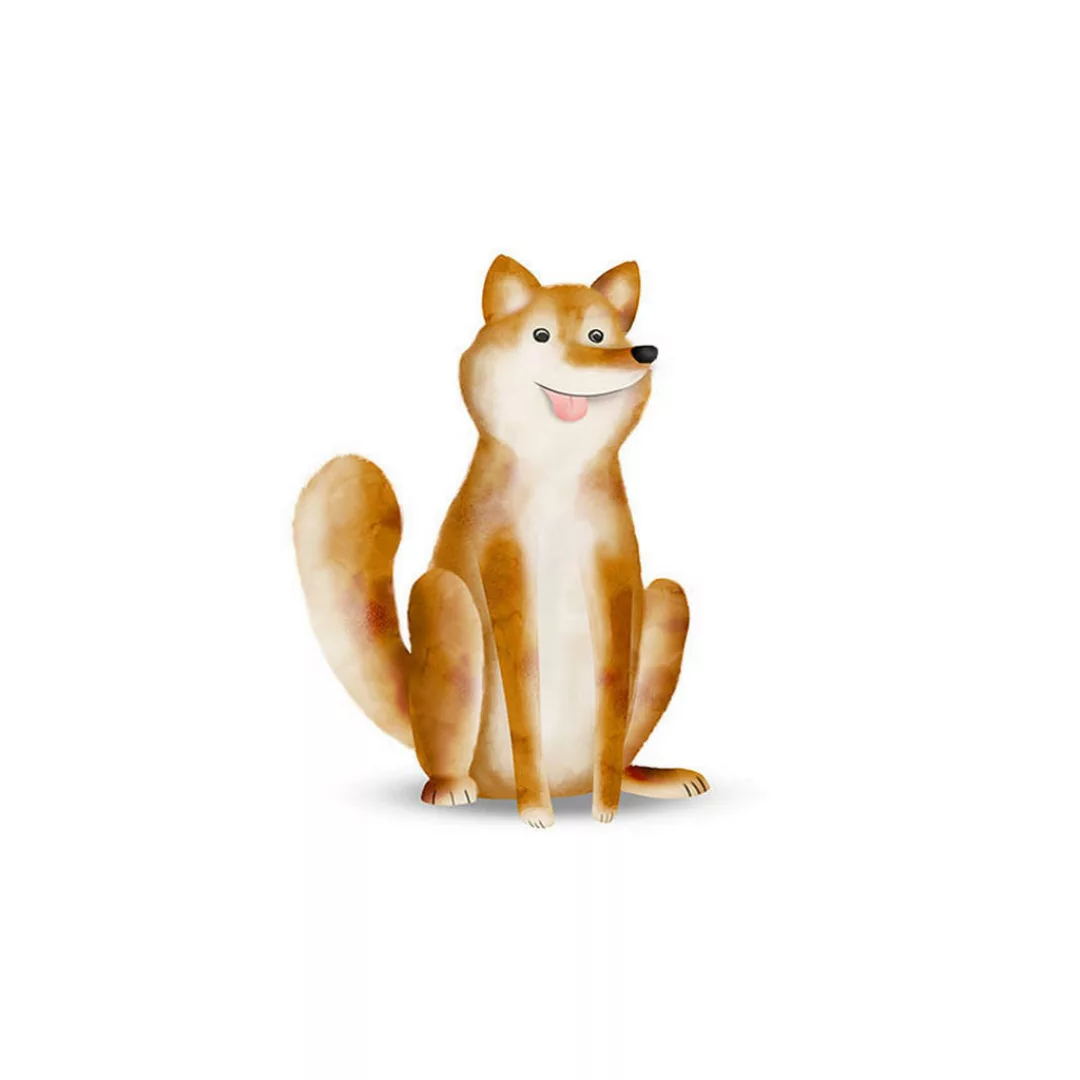 Komar Wandbild Cute Animal Dog Hund B/L: ca. 50x70 cm günstig online kaufen