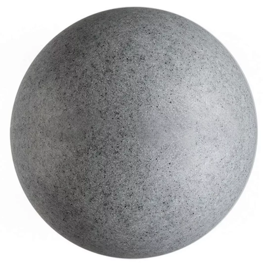 Außen-Kugelleuchte mit Erdspieß, granit, Ø 77cm günstig online kaufen