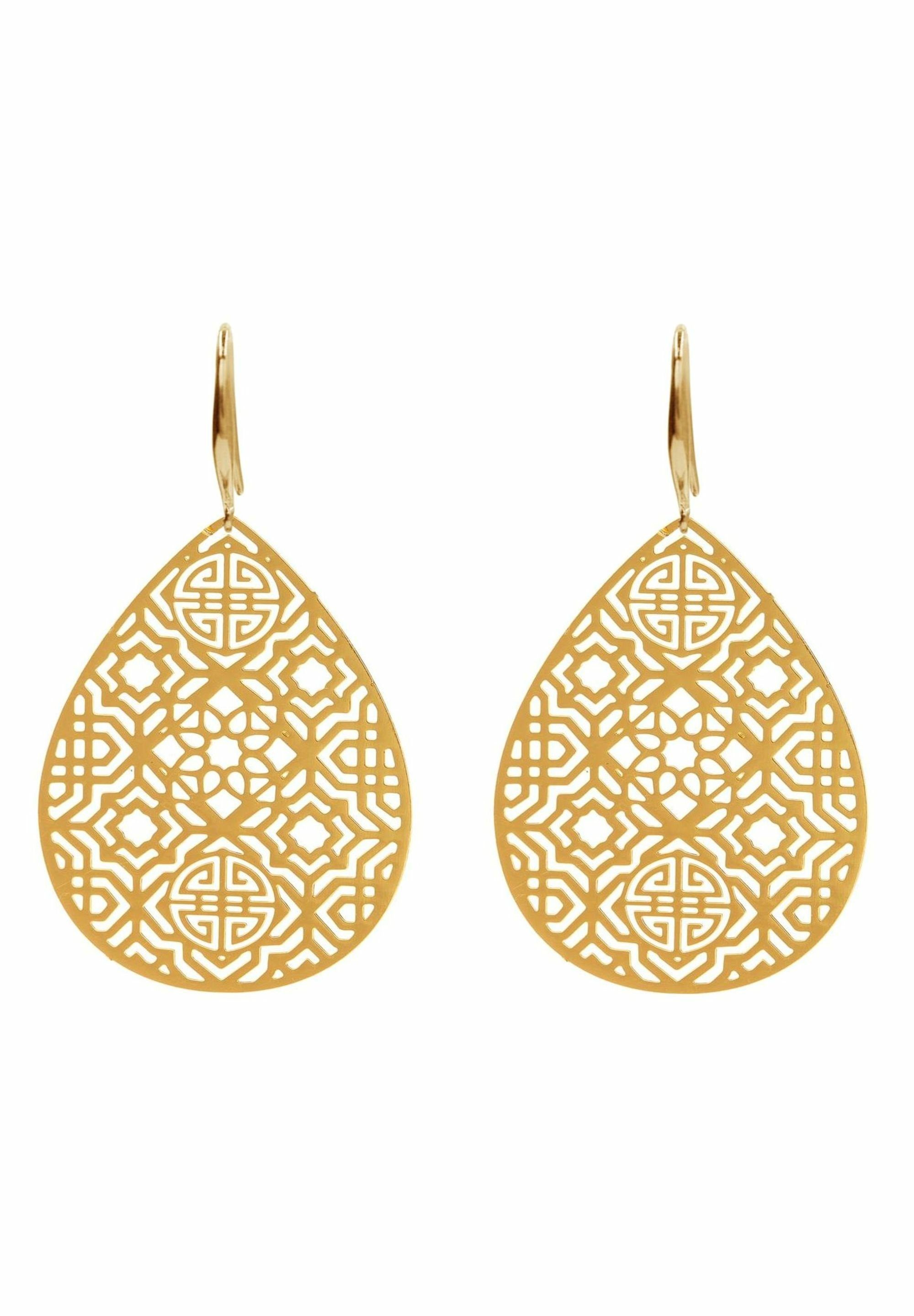 Gemshine Paar Ohrhänger Mandala Tropfen, Handmade günstig online kaufen