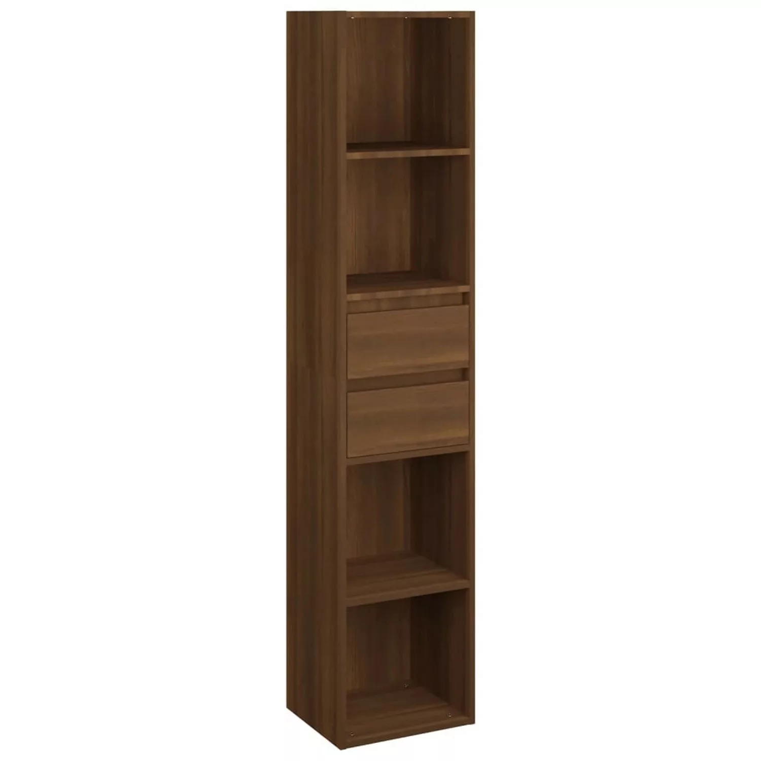 Vidaxl Bücherregal Braun Eichen-optik 36x30x171 Cm Holzwerkstoff günstig online kaufen