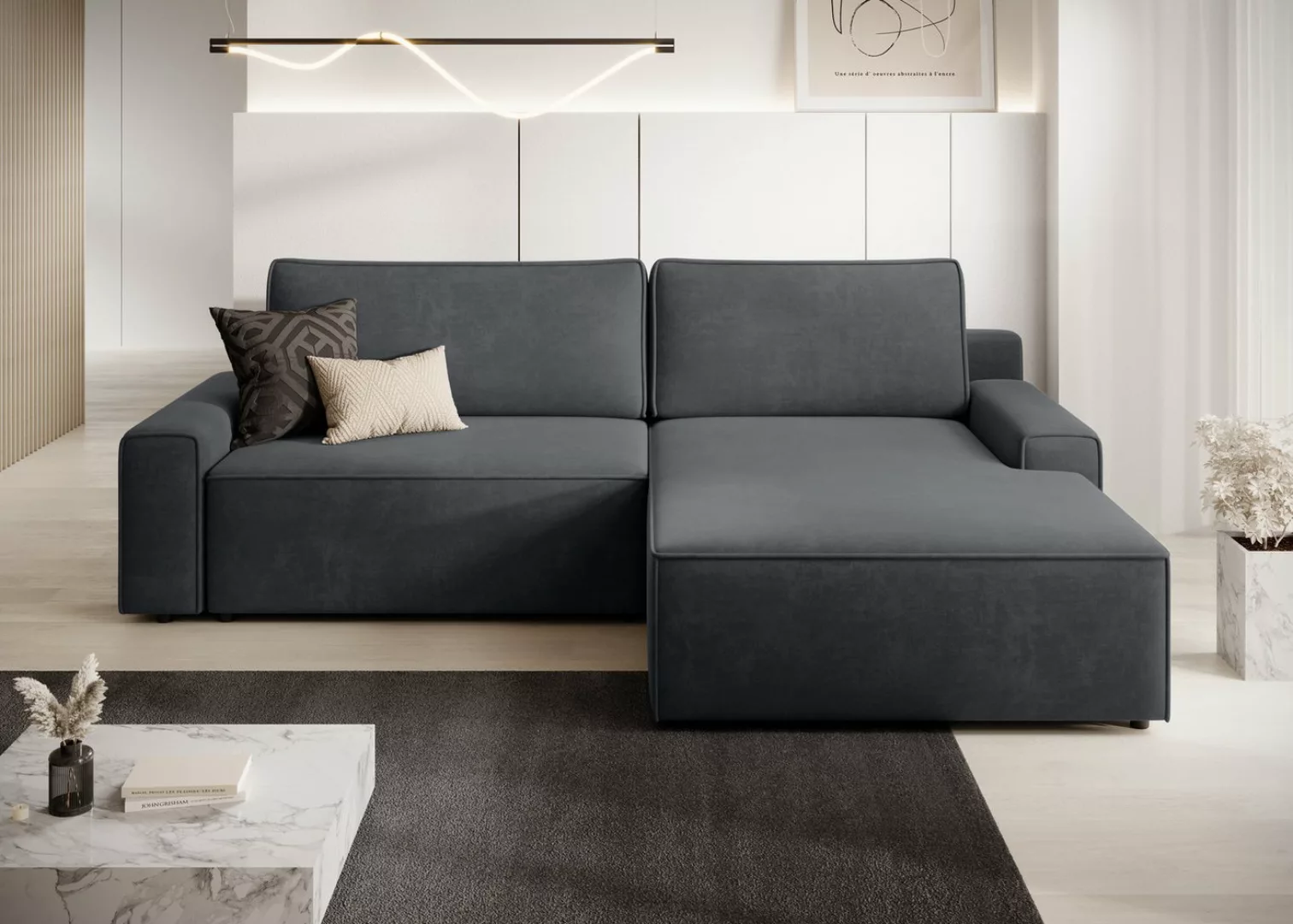 TRENDMANUFAKTUR Ecksofa Challenge, Schlafsofa mit Bettkasten, Couch in L-Fo günstig online kaufen