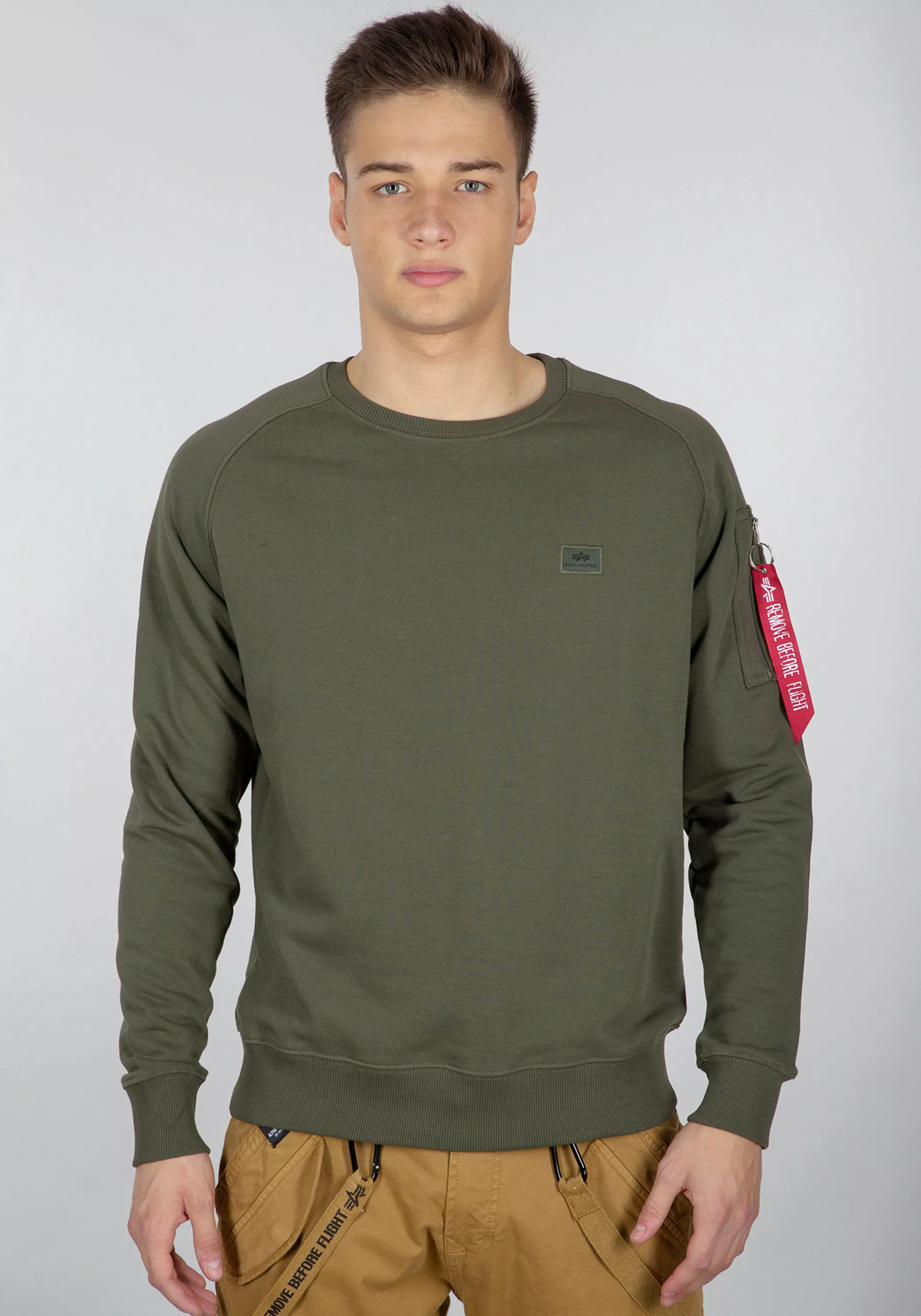 Alpha Industries Sweater "Alpha Industries Men - Sweatshirts X-Fit Sweat" günstig online kaufen