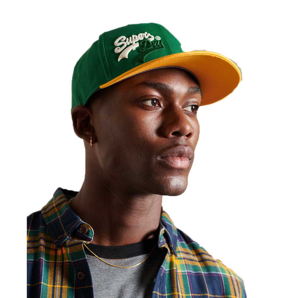 Superdry Source Varsity Trucker Deckel One Size Oregon Green günstig online kaufen