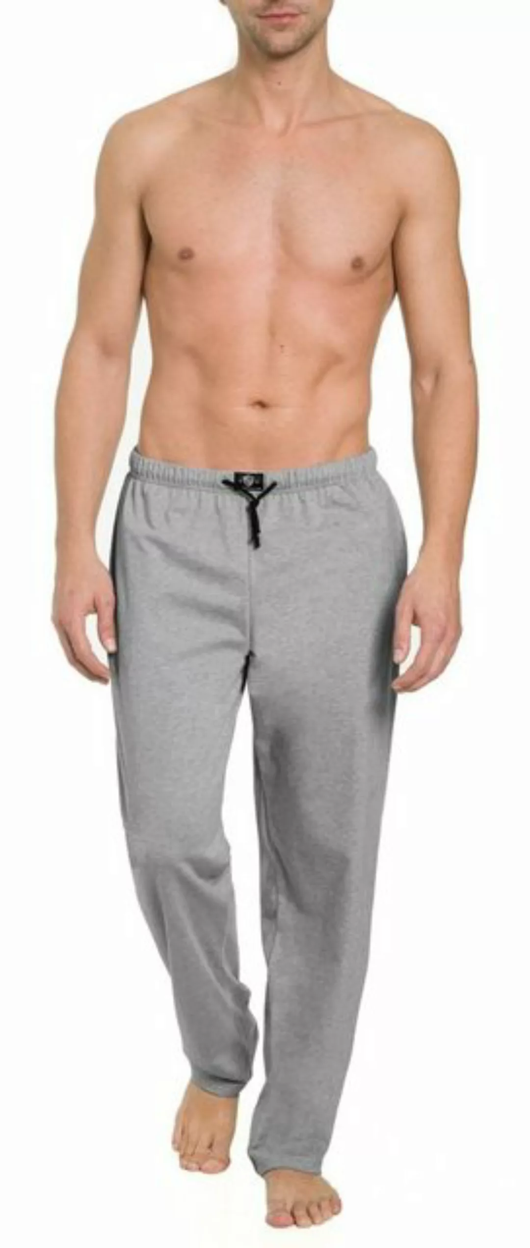 HAASIS Bodywear 1919 Pyjamahose Herren Jerseyhose 77112873-graumeliert (1-t günstig online kaufen