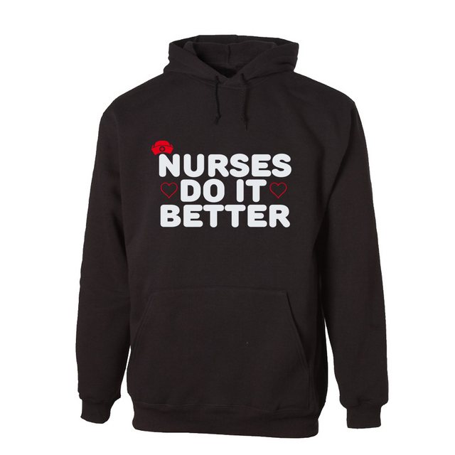 G-graphics Hoodie Nurses do it better mit trendigem Frontprint mit Spruch f günstig online kaufen