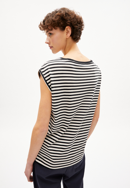 Jilaa Stripes - Damen T-shirt Aus Tencel Lyocell Mix günstig online kaufen