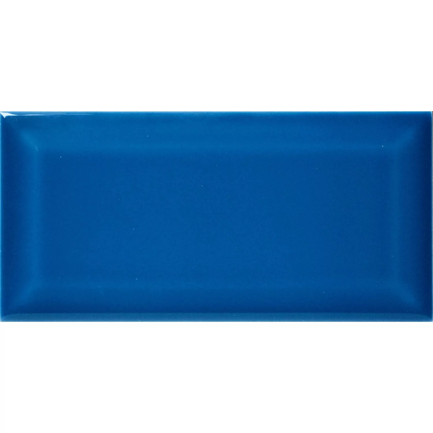 Wandfliese Metro Facette Blau Glasiert Glänzend 7,5 cm x 15 cm günstig online kaufen