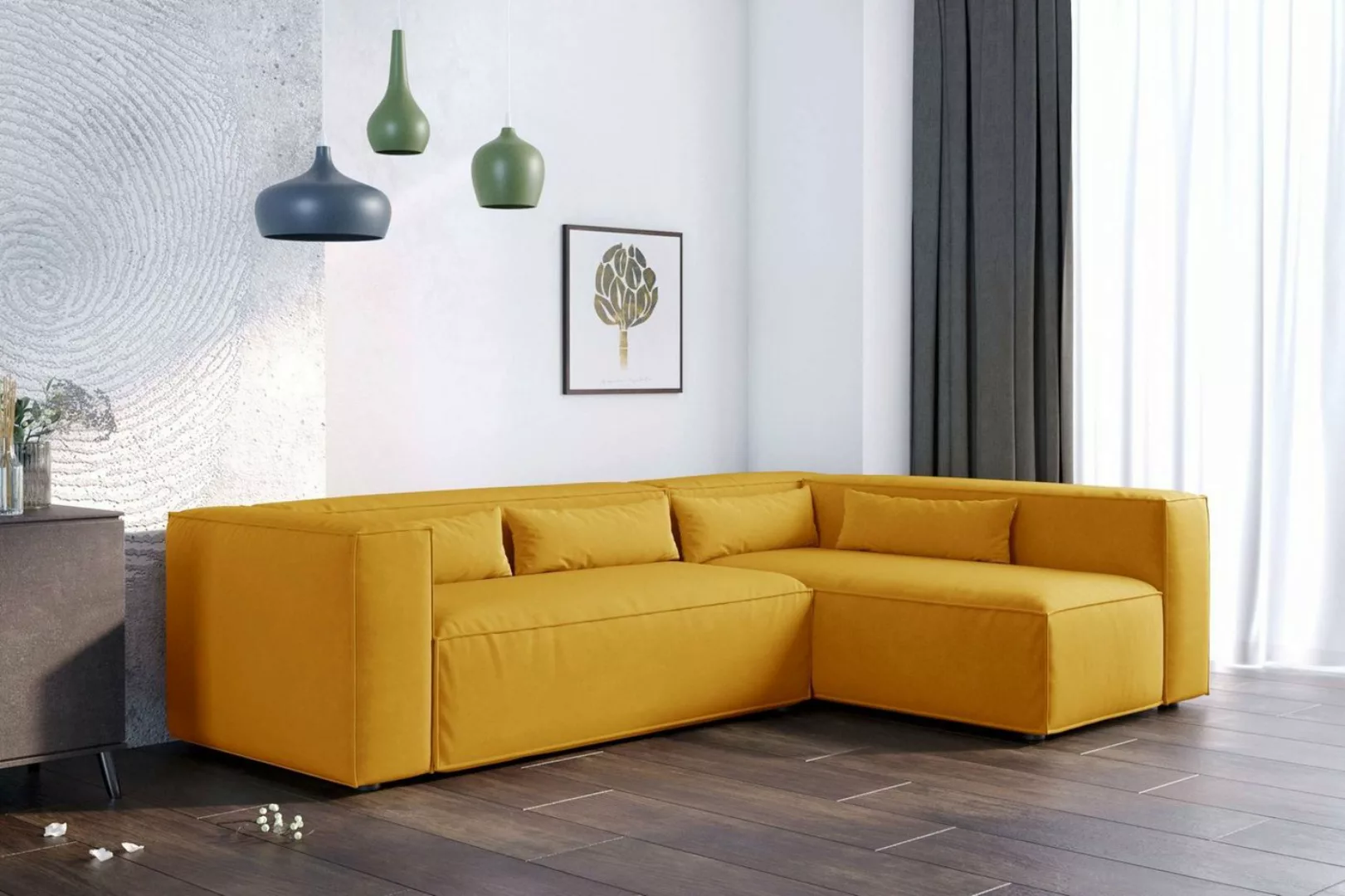 99rooms Ecksofa Floren, L-Form, Eckcouch, Design günstig online kaufen