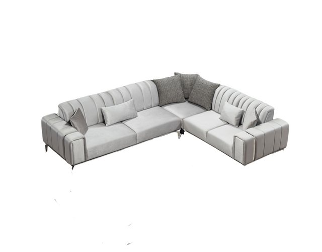 Villa Möbel Ecksofa Eden, Set, mit Relax-/Bettfunktion durch umklappbare Rü günstig online kaufen