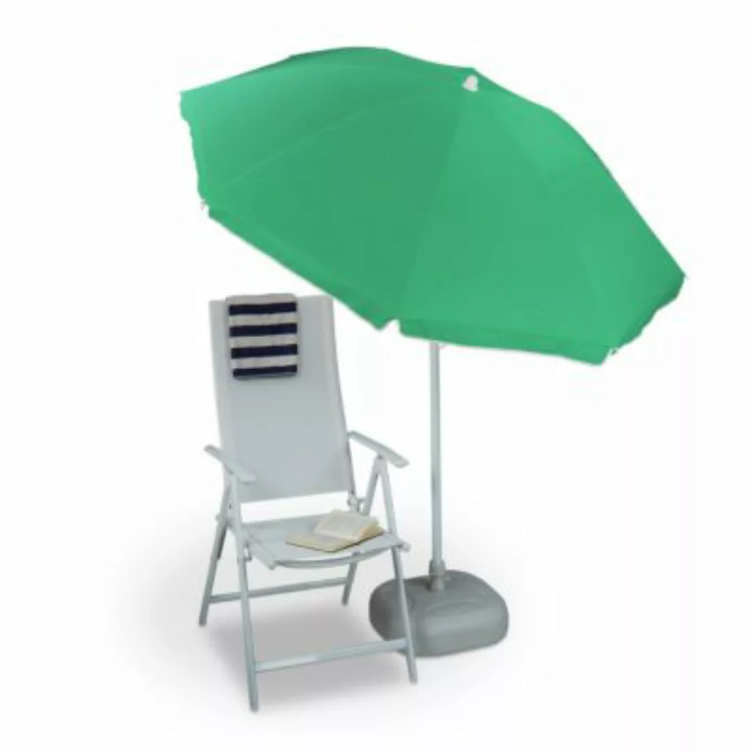relaxdays Sonnenschirm 180 cm grün günstig online kaufen