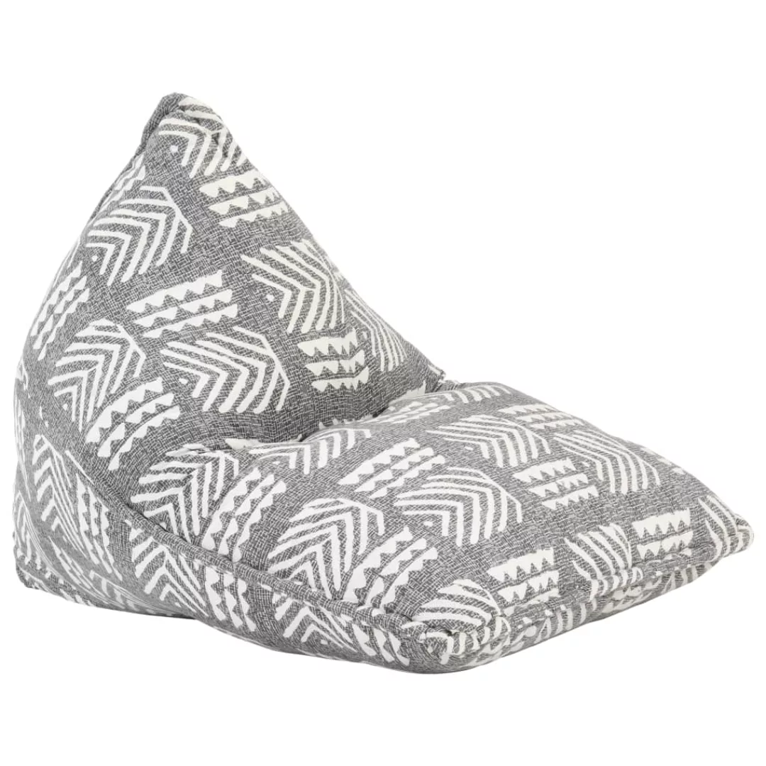 Beanbag Grau Stoff Patchwork günstig online kaufen