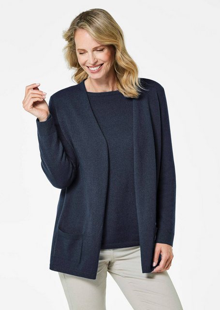 GOLDNER Strickjacke Kurzgröße: Kuschelweiche Kaschmir-Strickjacke günstig online kaufen