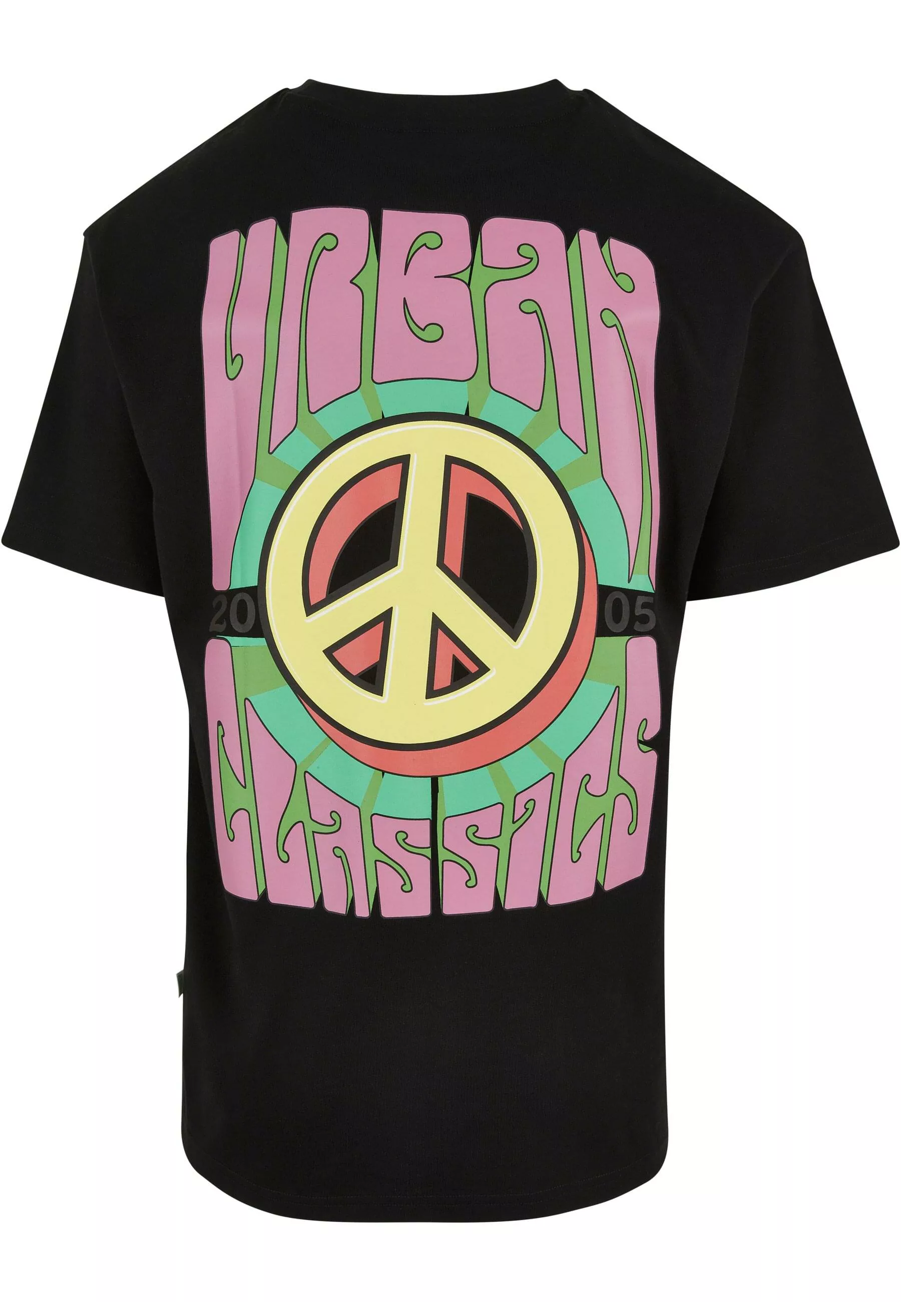 URBAN CLASSICS T-Shirt "Urban Classics Herren Organic Big Peace Tee" günstig online kaufen