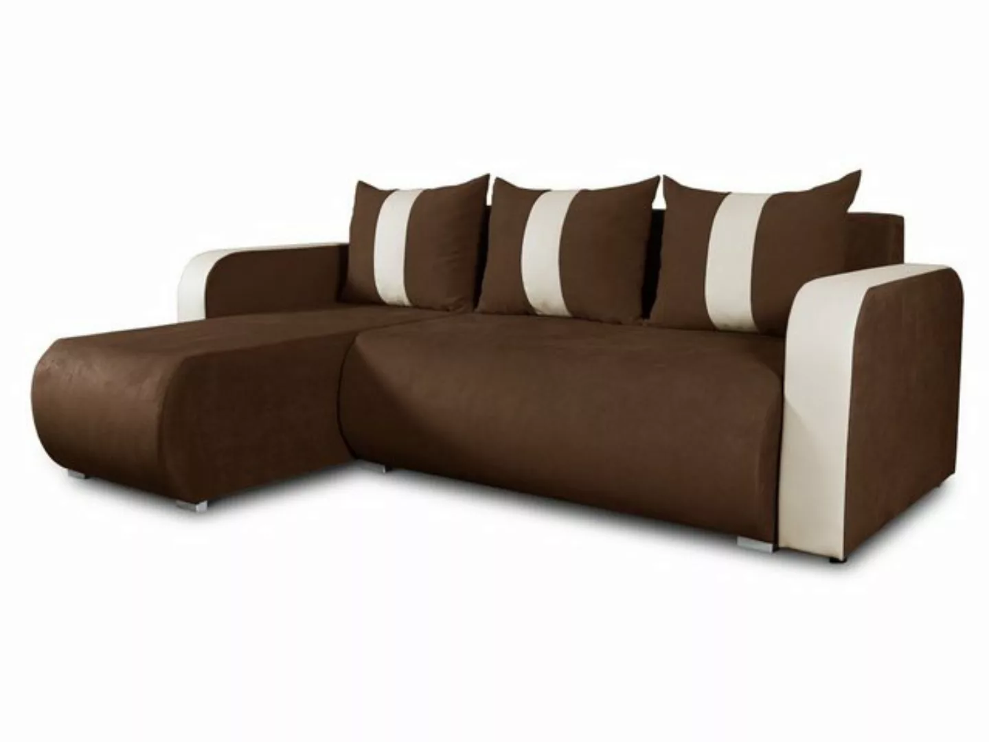 Sofnet Ecksofa Rino, mit Schlaffunktion und Bettkasten, L-Form Couch, Schla günstig online kaufen