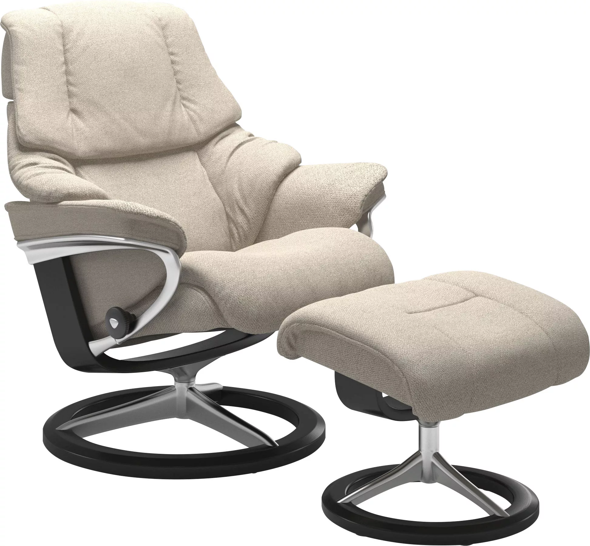 Stressless® Relaxsessel »Reno«, (Set, Relaxsessel mit Hocker), mit Hocker, günstig online kaufen