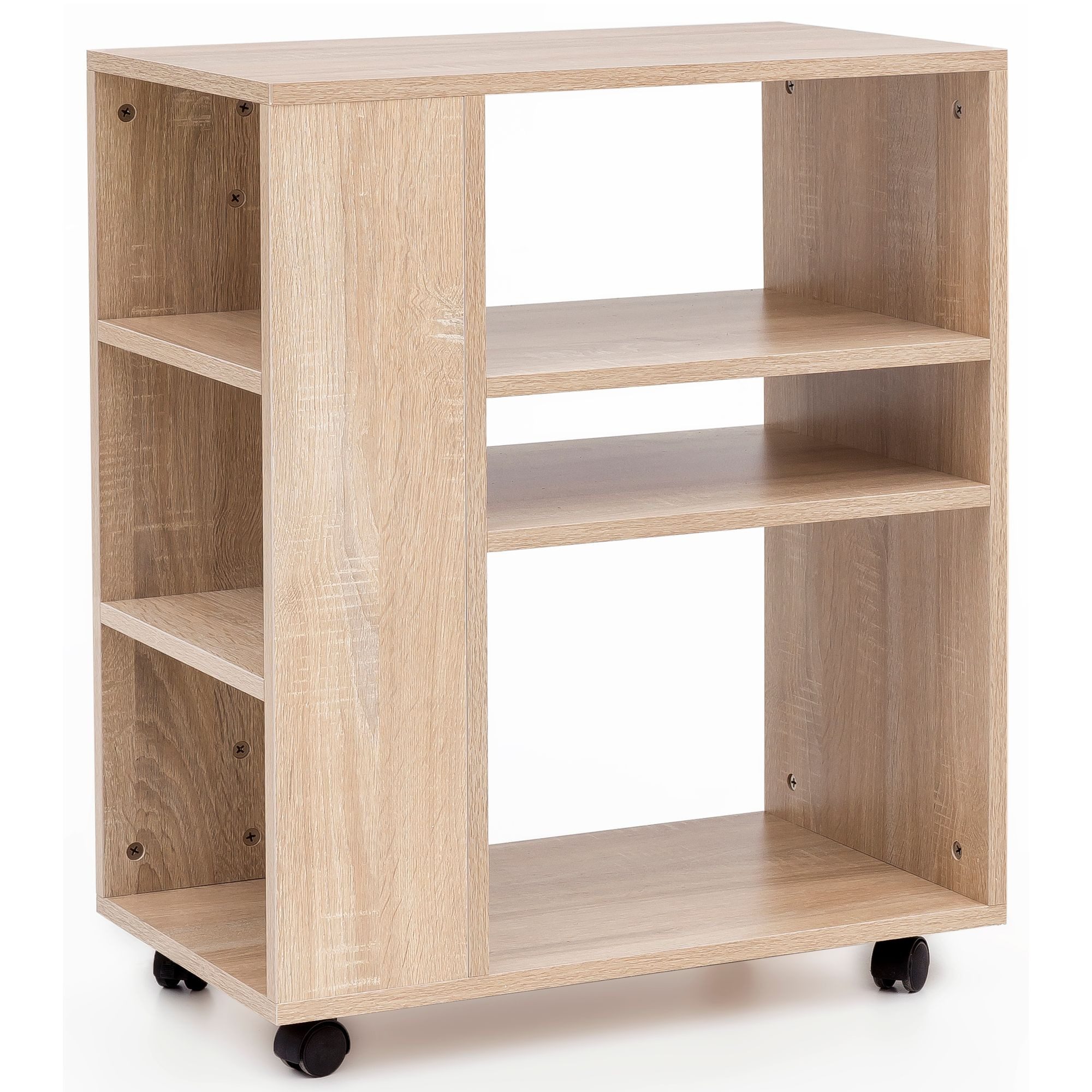 FINEBUY Standregal SuVa13501_1, Sonoma 60x35x75 cm günstig online kaufen