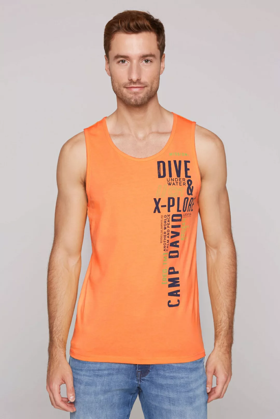 CAMP DAVID Tanktop, mit Baumwolle günstig online kaufen