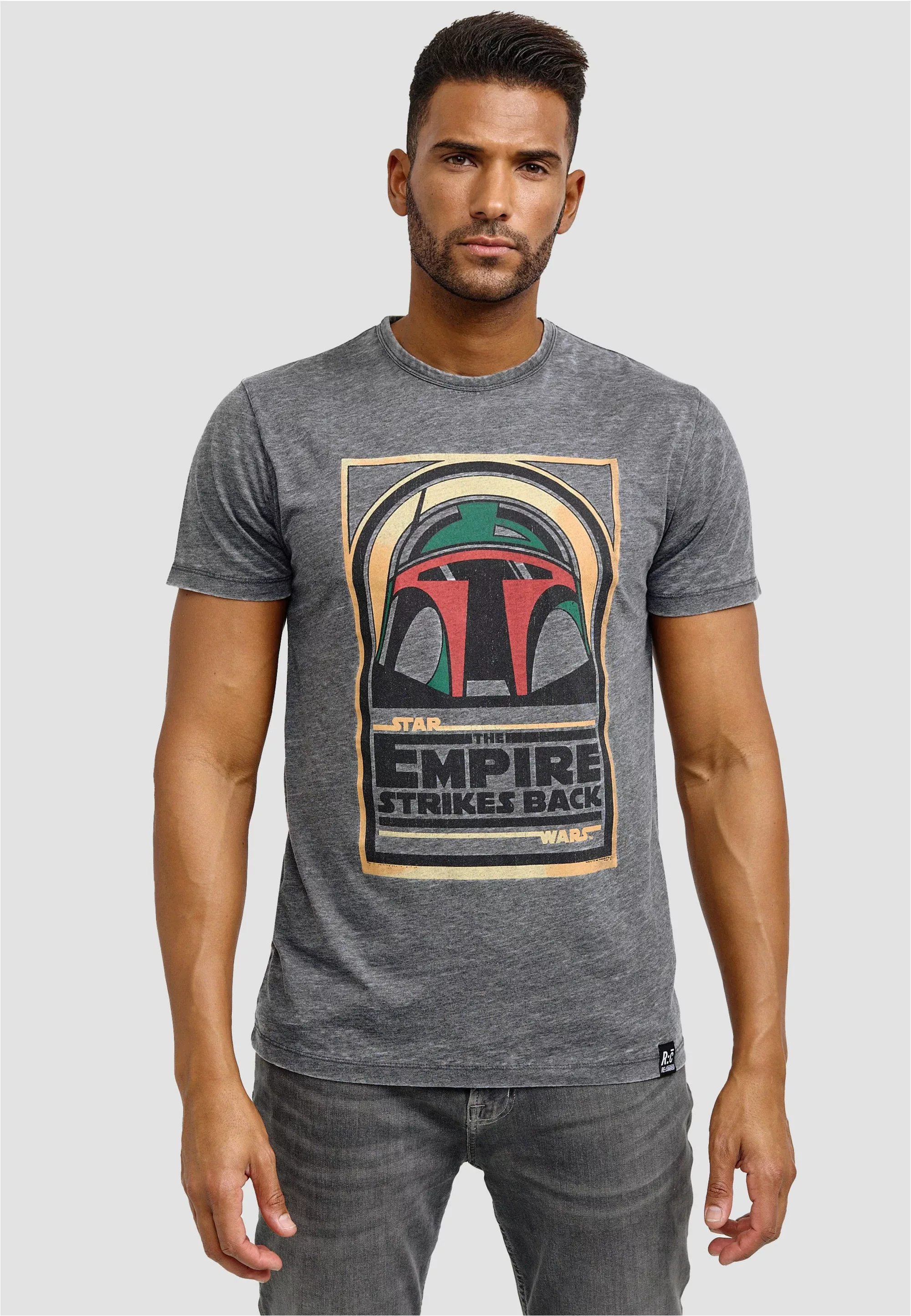 Recovered T-Shirt "Star Wars Boba Fett Empire Strikes Back", im zeitlosen D günstig online kaufen