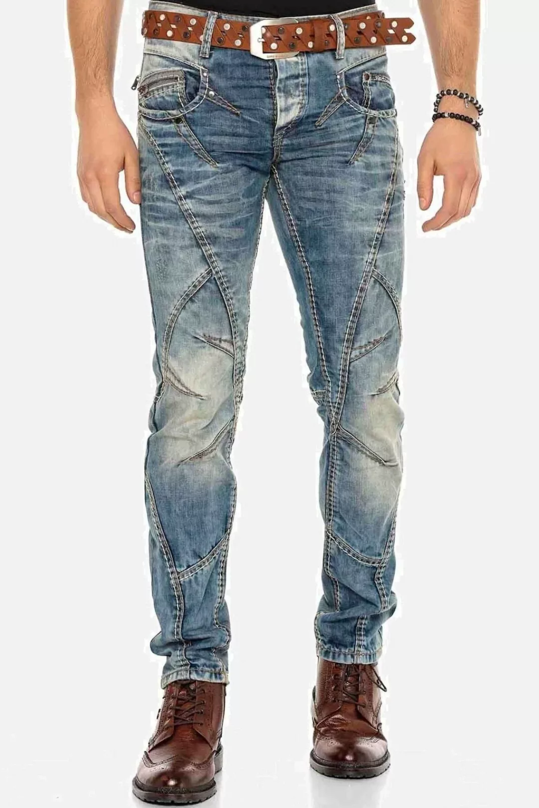 Cipo & Baxx Straight-Jeans "Jeans" günstig online kaufen