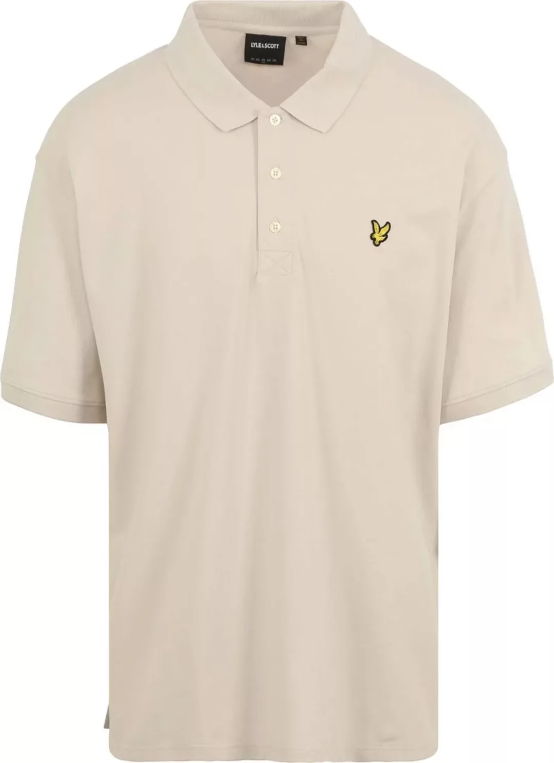 Lyle und Scott Plussize Poloshirt Ecru - Größe 5XL günstig online kaufen