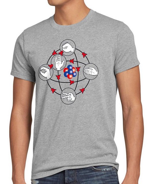 style3 T-Shirt Stein Papier Echse Spock big trek sheldon bang cooper theory günstig online kaufen