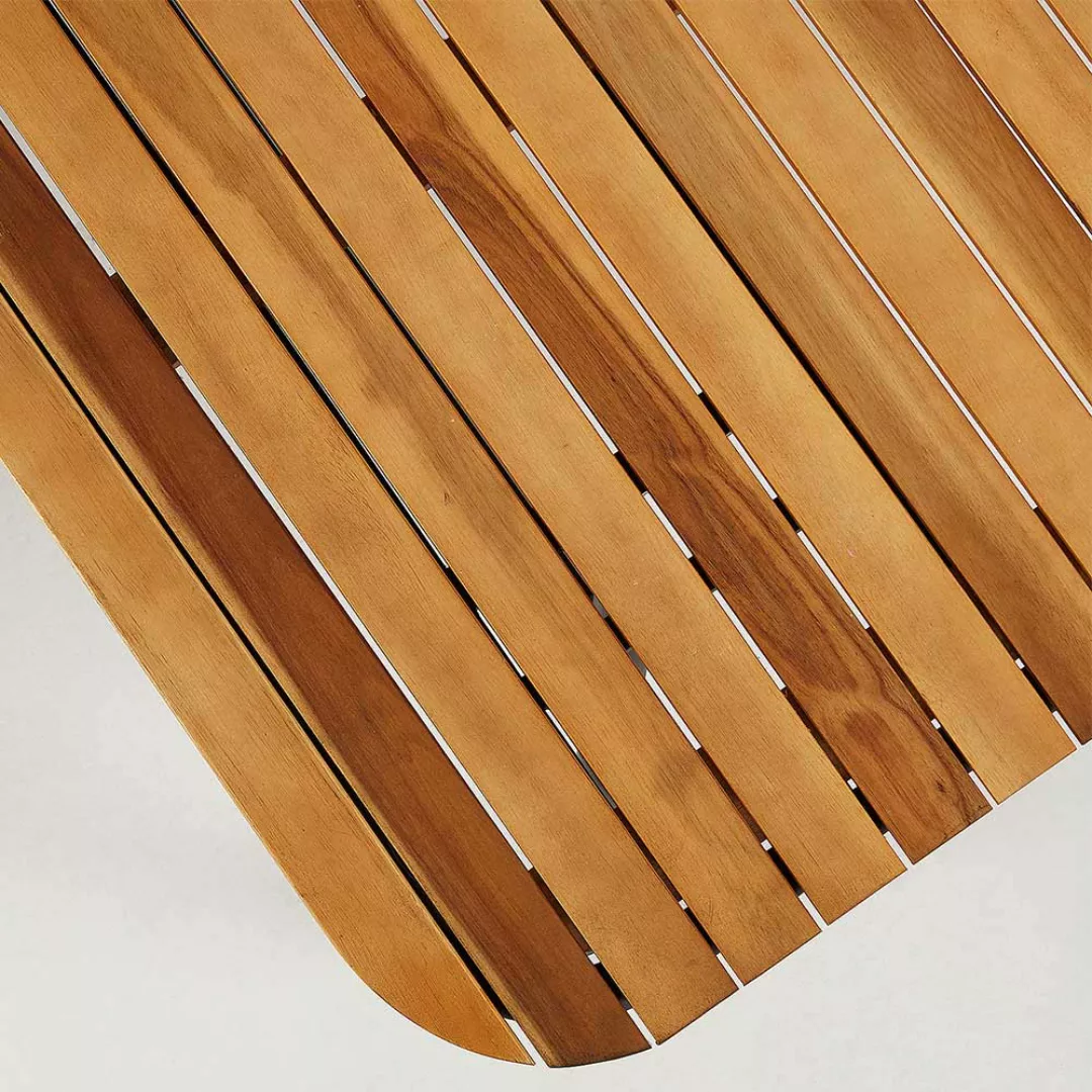 Esstisch aus Akazie Massivholz Stahl günstig online kaufen