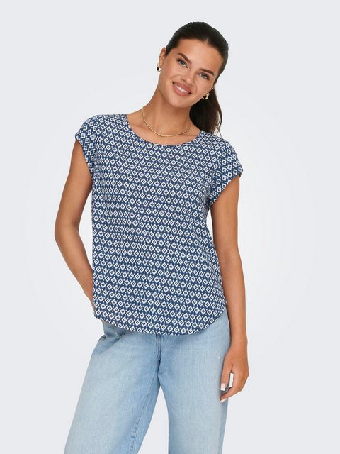 ONLY Shirtbluse ONLVIC S/S AOP TOP NOOS PTM mit Allover Druck günstig online kaufen