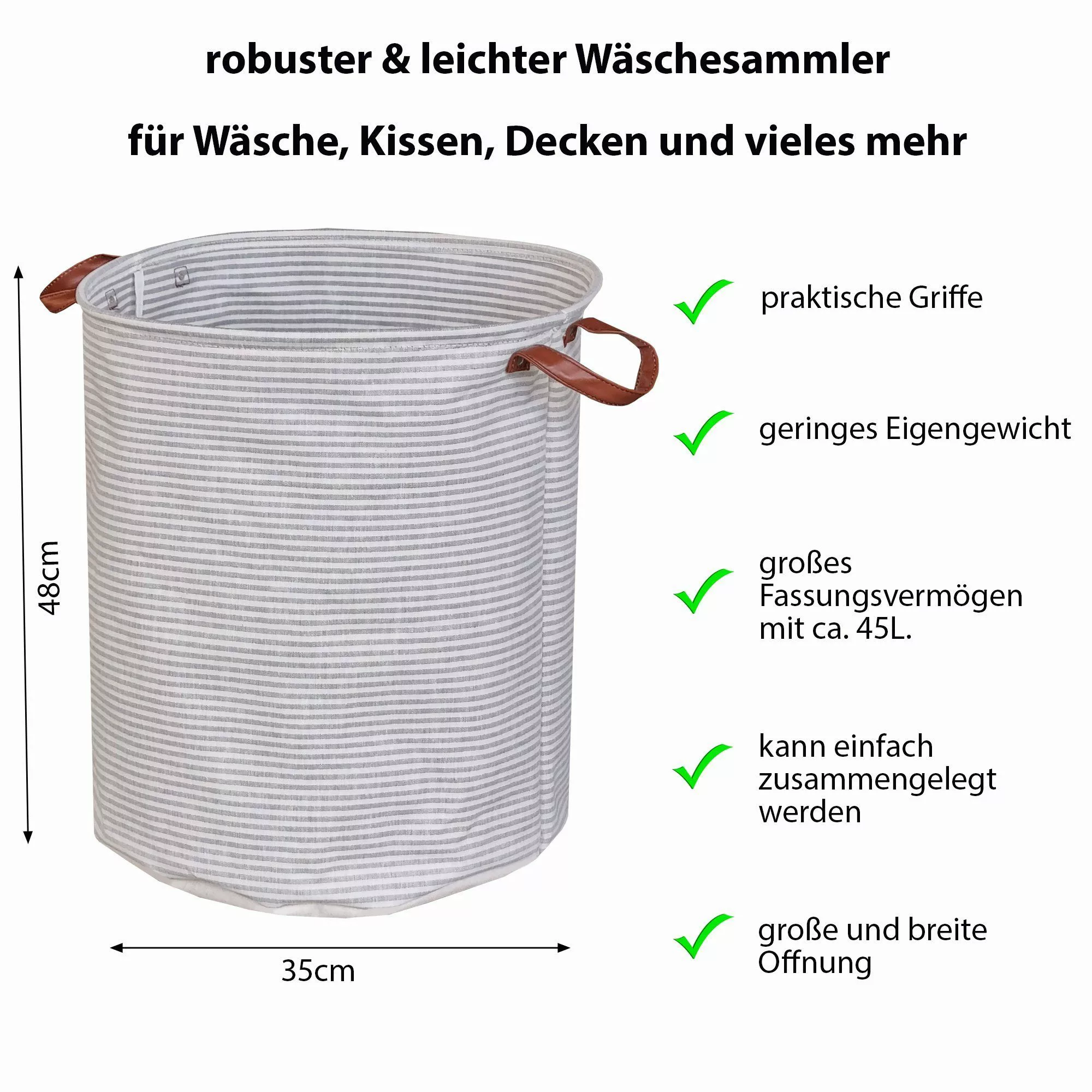 osoltus Wäschesortierer osoltus Wäschekorb Oslo Organizer günstig online kaufen