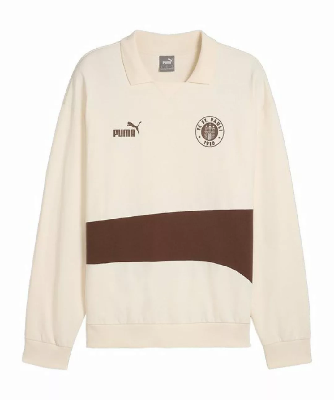 PUMA Sweatshirt FC St. Pauli ftblCulture+ Sweatshirt Beige günstig online kaufen
