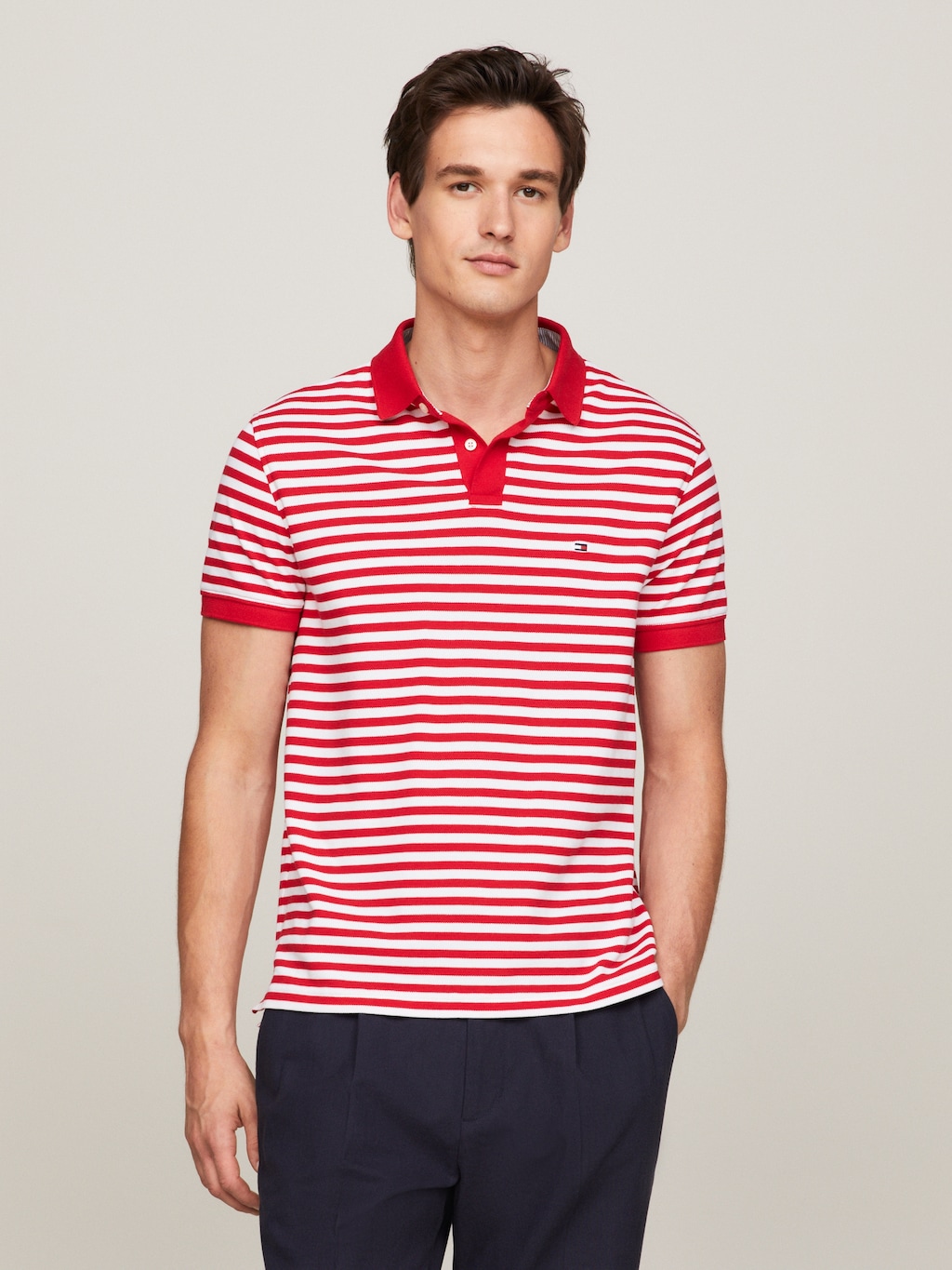 Tommy Hilfiger Poloshirt "1985 REGULAR POLO", fein gestreift günstig online kaufen