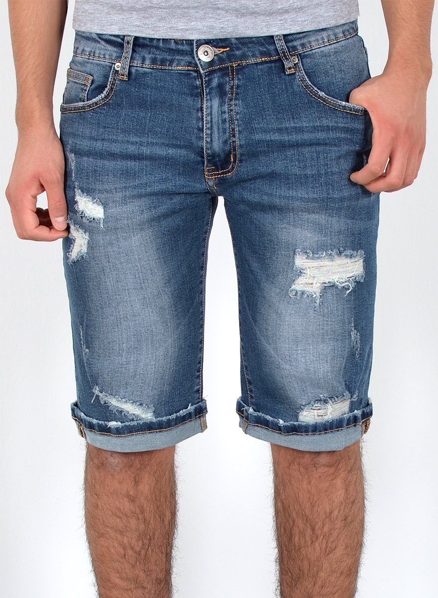 ESRA Jeansshorts Herren Sommerhose Jeans Shorts günstig online kaufen