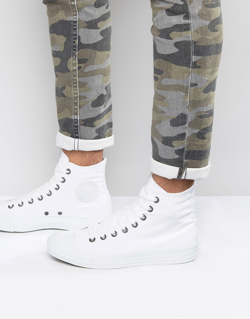 Converse – Chuck Taylor All Star – Canvas-Sneaker in Weiß günstig online kaufen