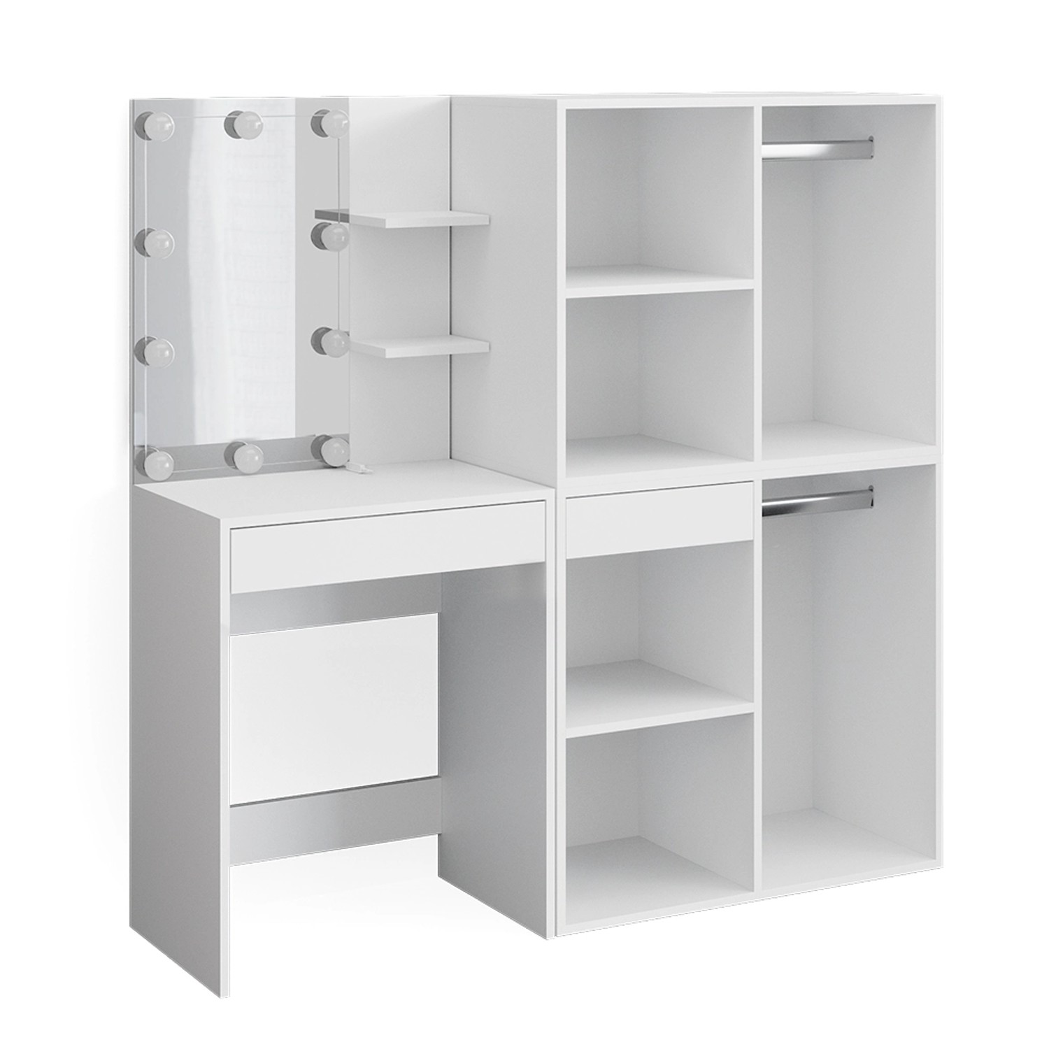 Vicco Schminktisch Isabelle, Weiß, 140 cm günstig online kaufen