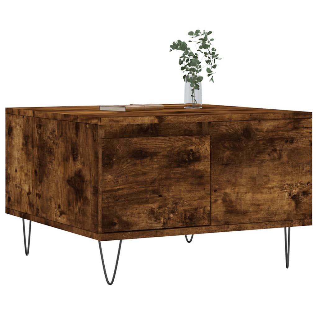 vidaXL Couchtisch Couchtisch Räuchereiche 55x55x36,5 cm günstig online kaufen
