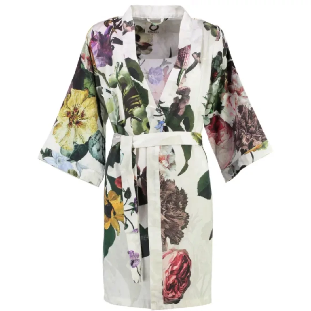 Essenza Bademantel Kimono Fleur - Farbe: ecru - XS günstig online kaufen