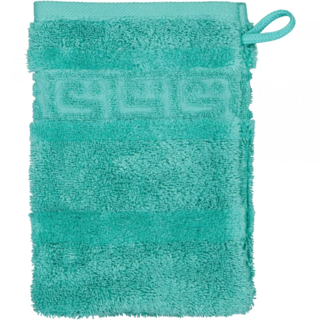 Cawö Handtücher Noblesse Uni 1001 - Farbe: smaragd - 421 - Waschhandschuh 1 günstig online kaufen
