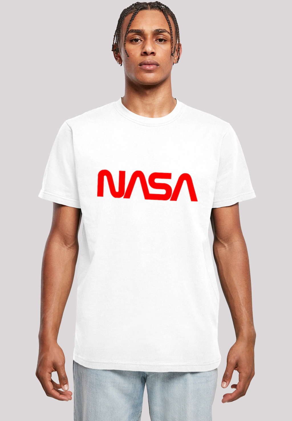 F4NT4STIC T-Shirt "NASA Modern Logo White", Herren,Premium Merch,Regular-Fi günstig online kaufen