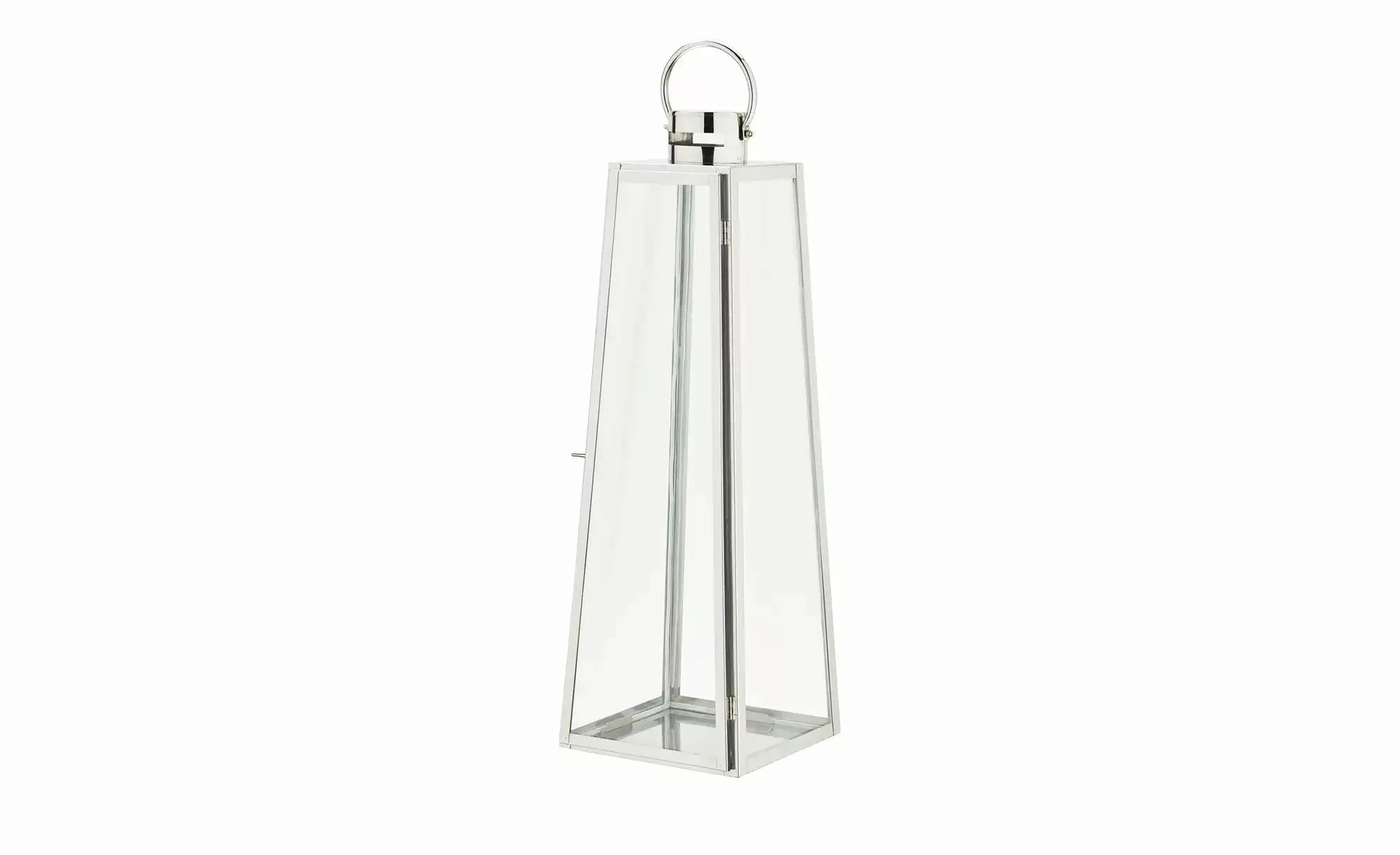 Laterne   ¦ silber ¦ Stahl,Glas ¦ Maße (cm): B: 23 H: 70 T: 23.0 Accessoire günstig online kaufen