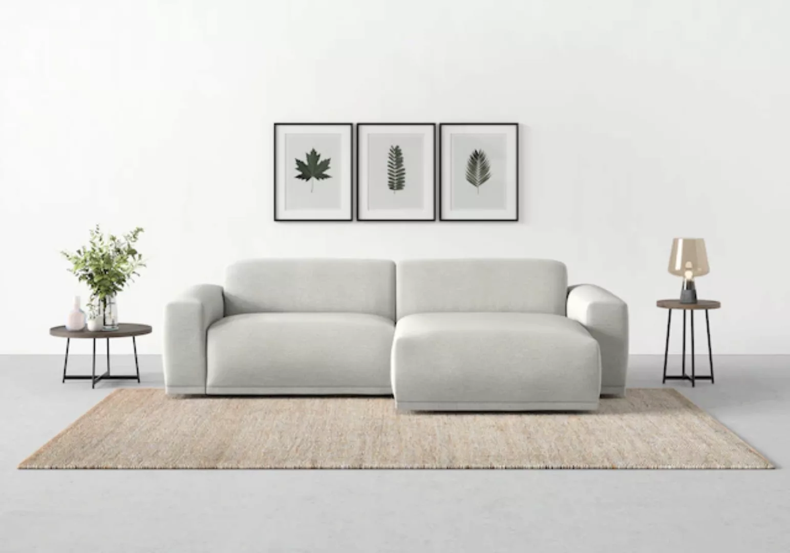 TRENDMANUFAKTUR Ecksofa "Braga, mit hochwertigem Kaltschaum, L-Form, in Cor günstig online kaufen