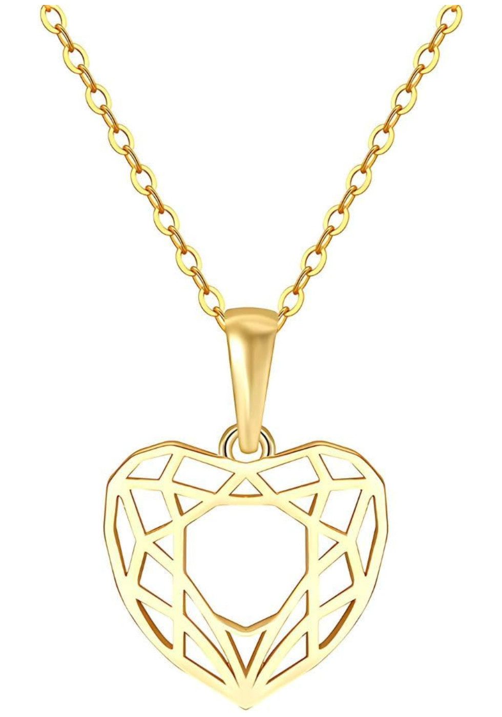 Einzelstück Charm-Kette Halskette Herzform Corazon Herzkette günstig online kaufen